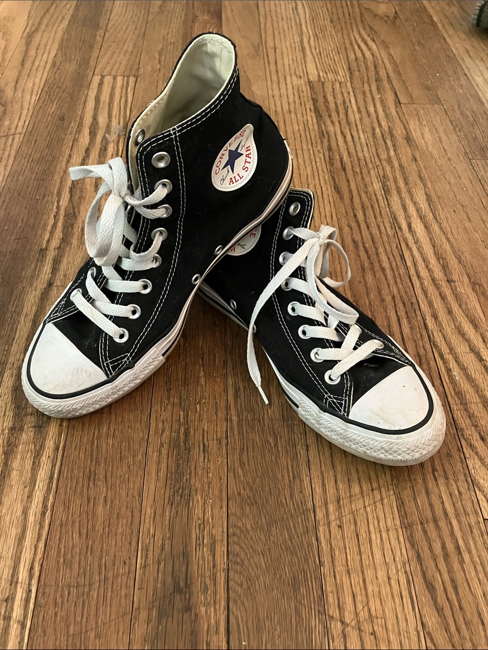 Converse Black & White High-Top Sneakers